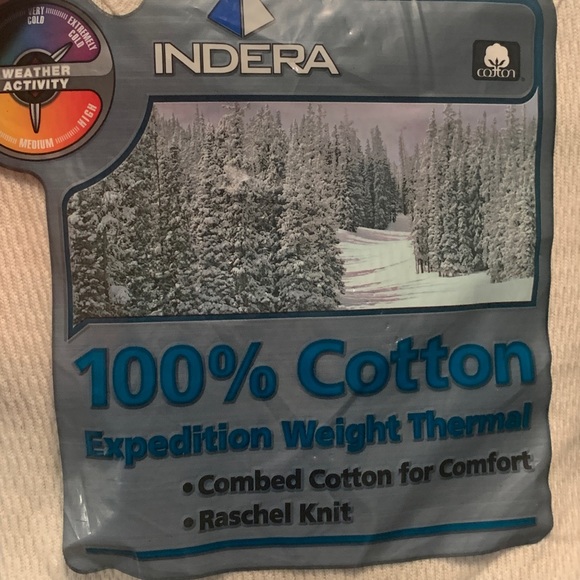 Indera 100% Cotton Expedition Weight Military Issue Thermal Shirt. Size M. New! - Picture 2 of 10
